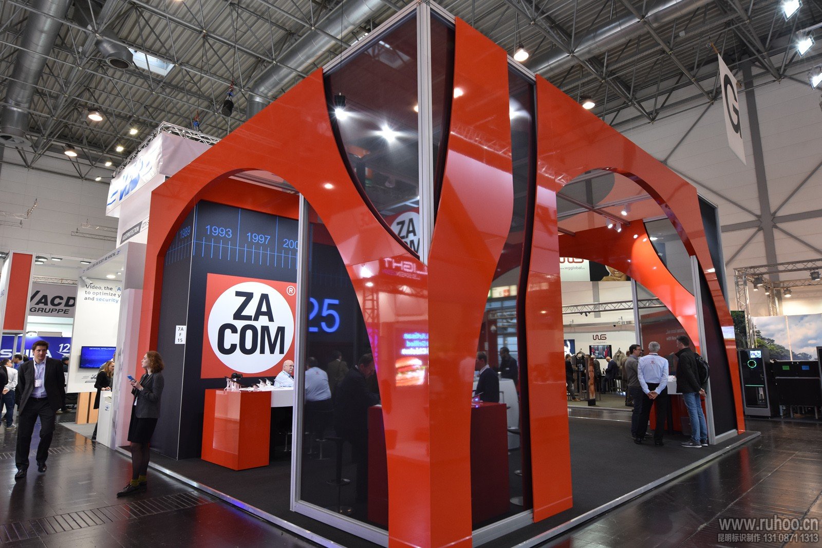 亚克力门头背板