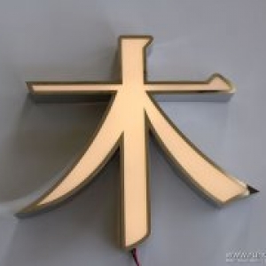 什么是镀锌板烤漆围边发光字？