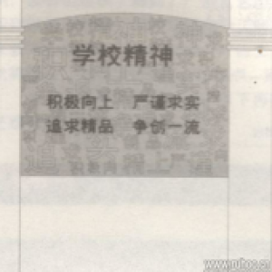 仿浮雕的标语墙