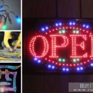 LED七彩发光字 楼顶门头广告字制作 昆明LED发光字